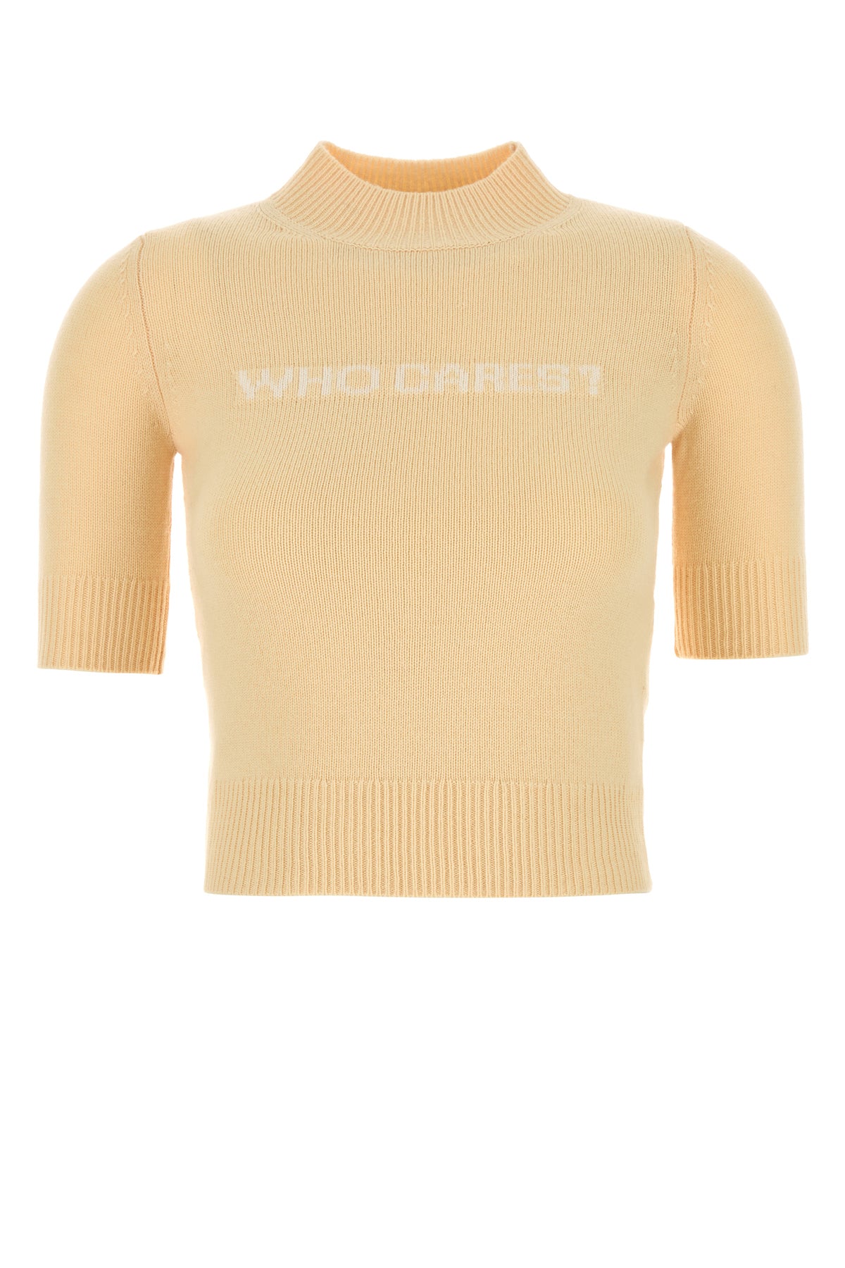 Sportmax Maglione Renon in misto lana gialla