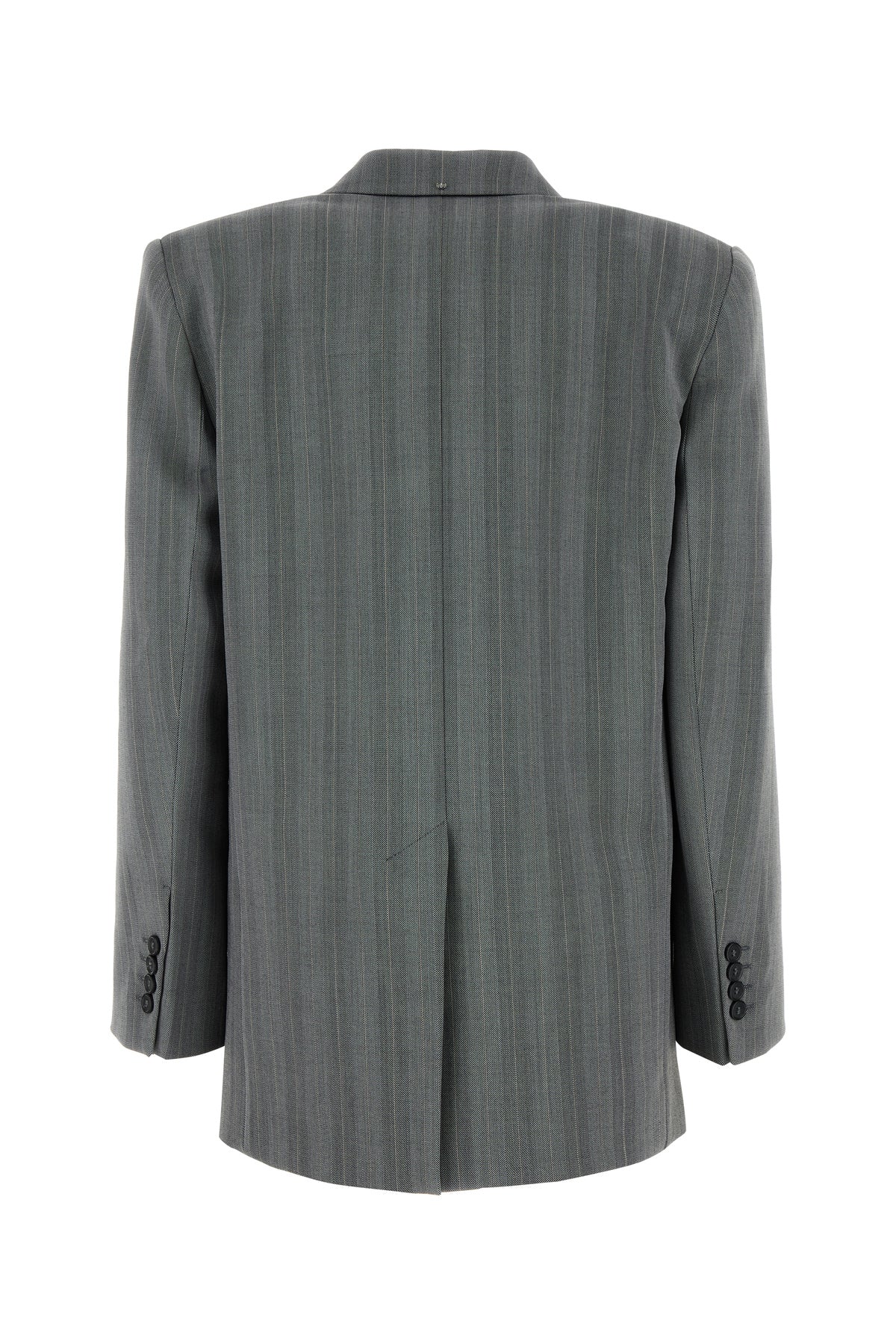 Sportmax Giacca Merlot in misto lana stretch ricamata, view 2