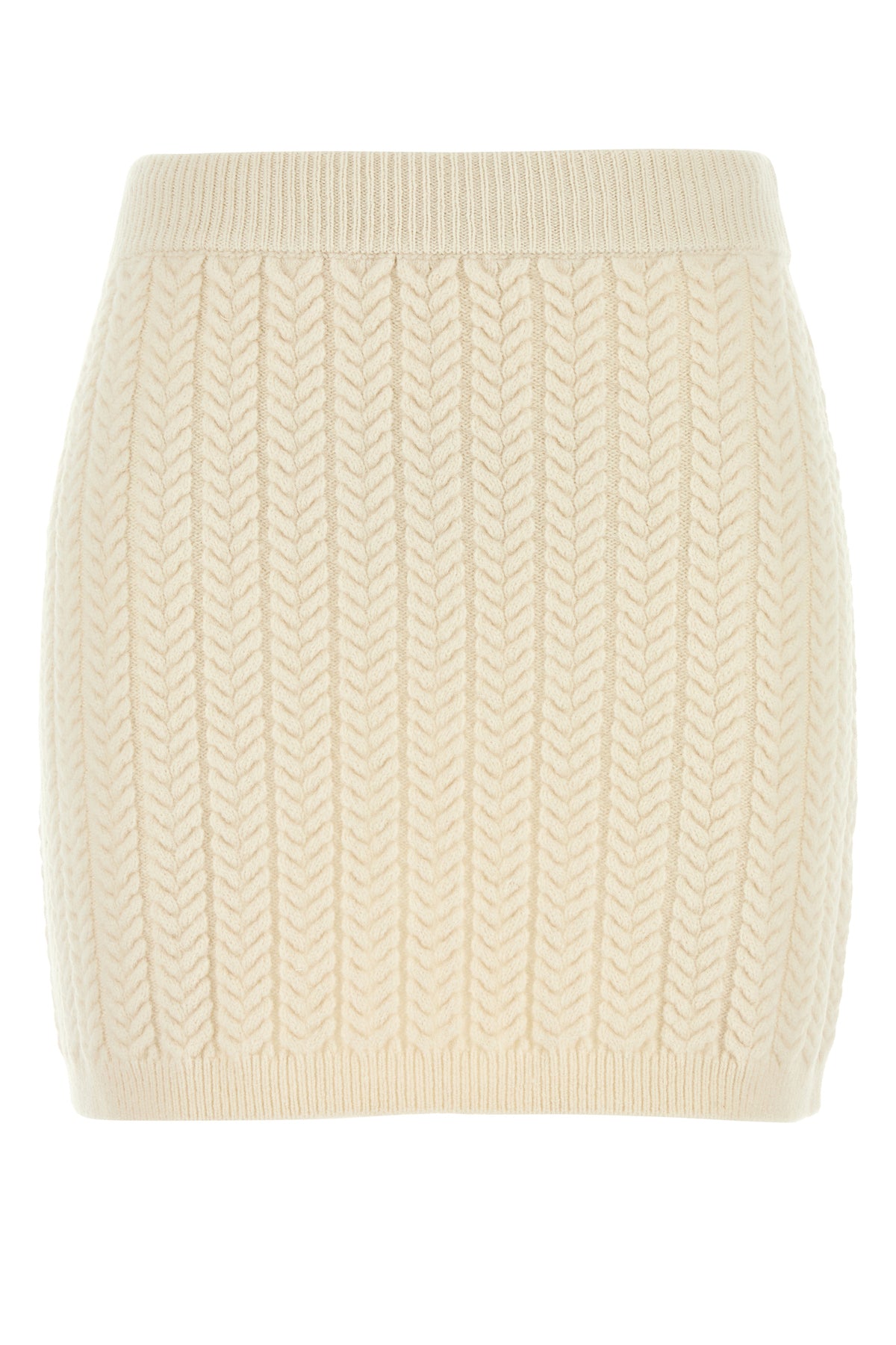 Sportmax Minigonna Earry1 in misto lana avorio