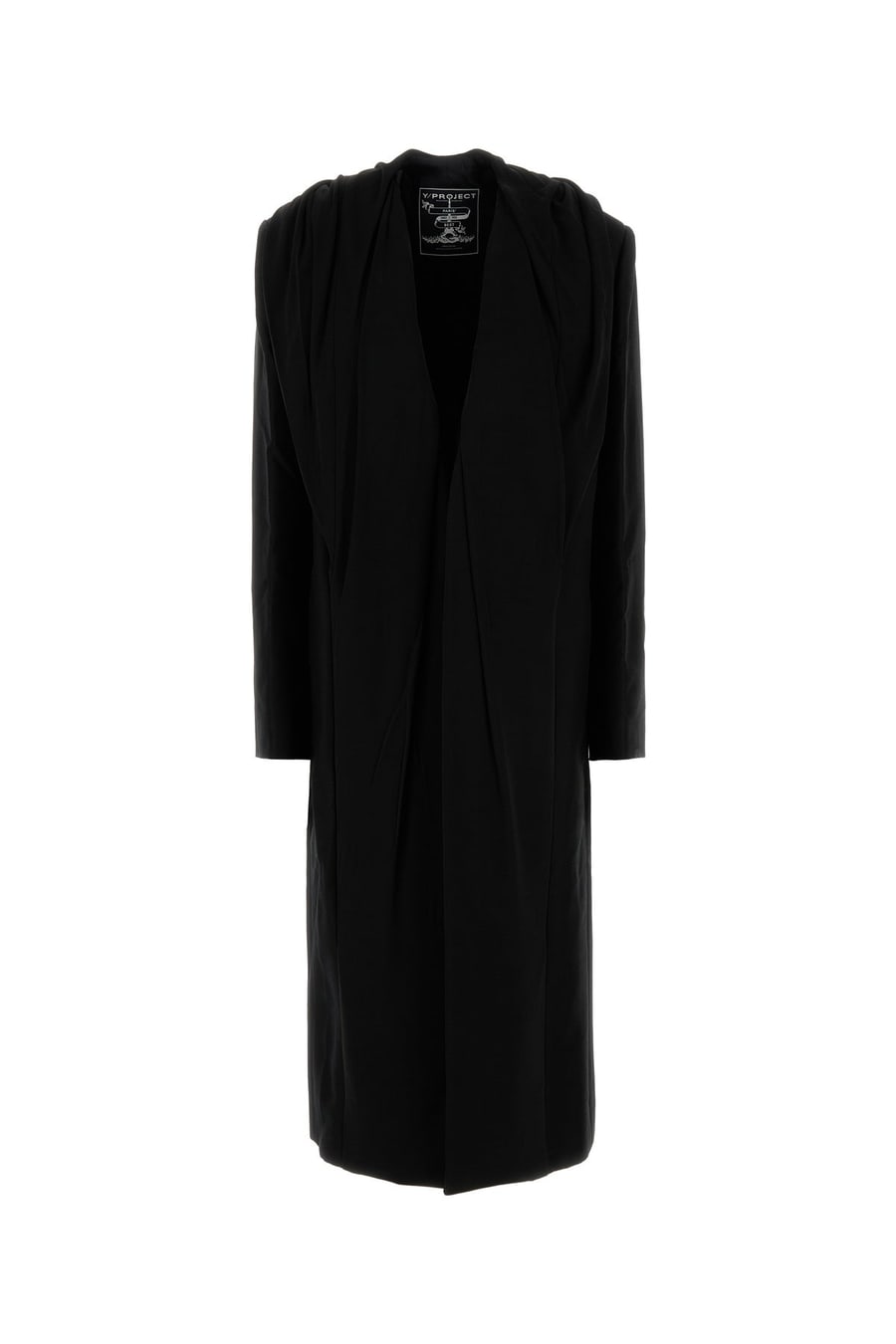 Y PROJECT Cappotto in cotone nero