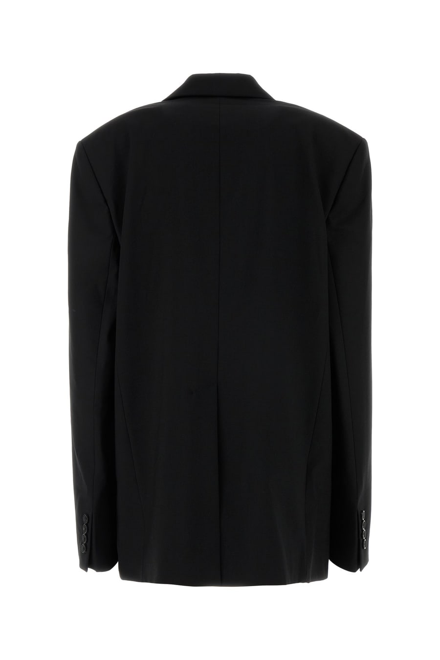 Y PROJECT Giacca oversize in jersey stretch nero, view 2