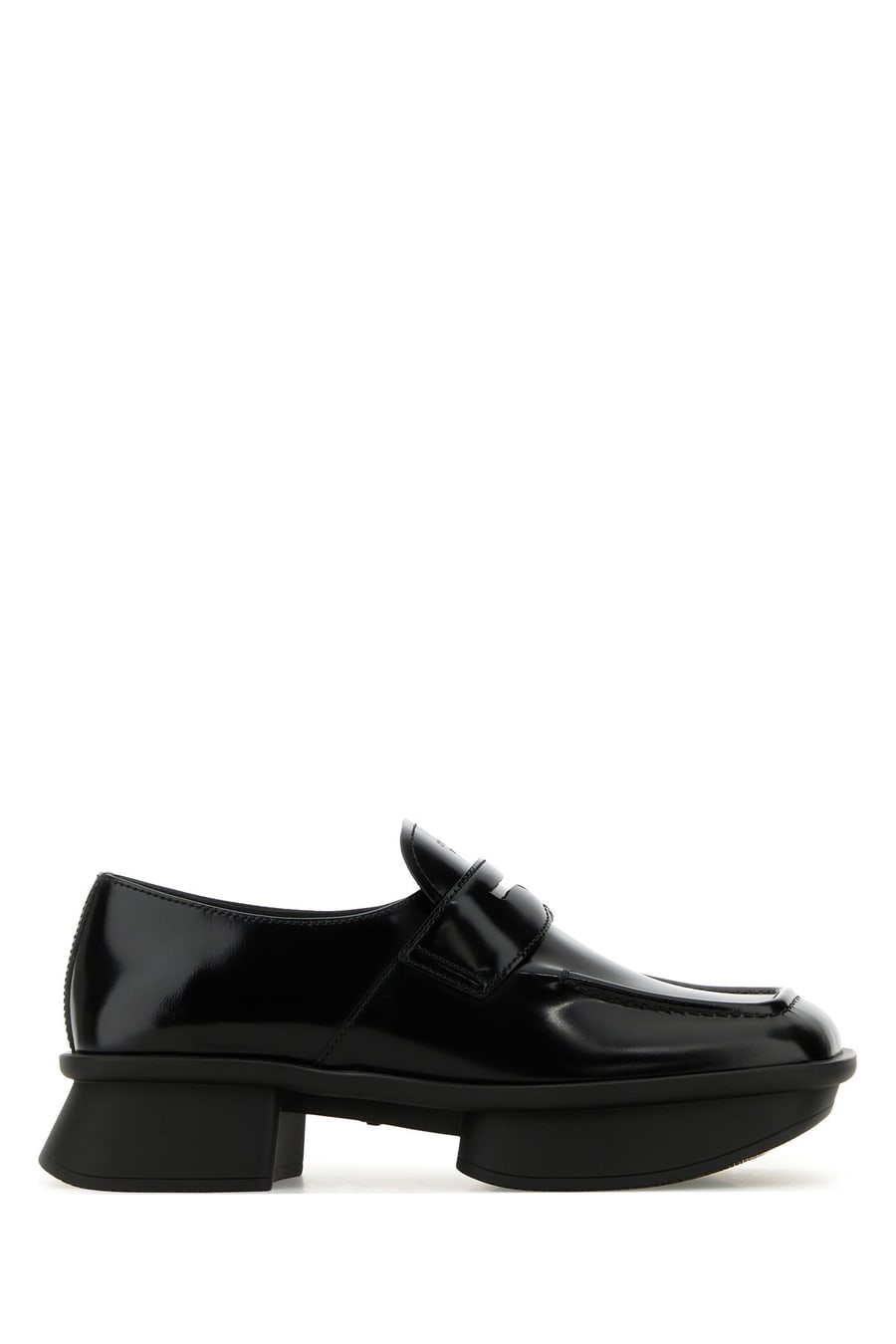 Prada Mocassini Equal in pelle nera