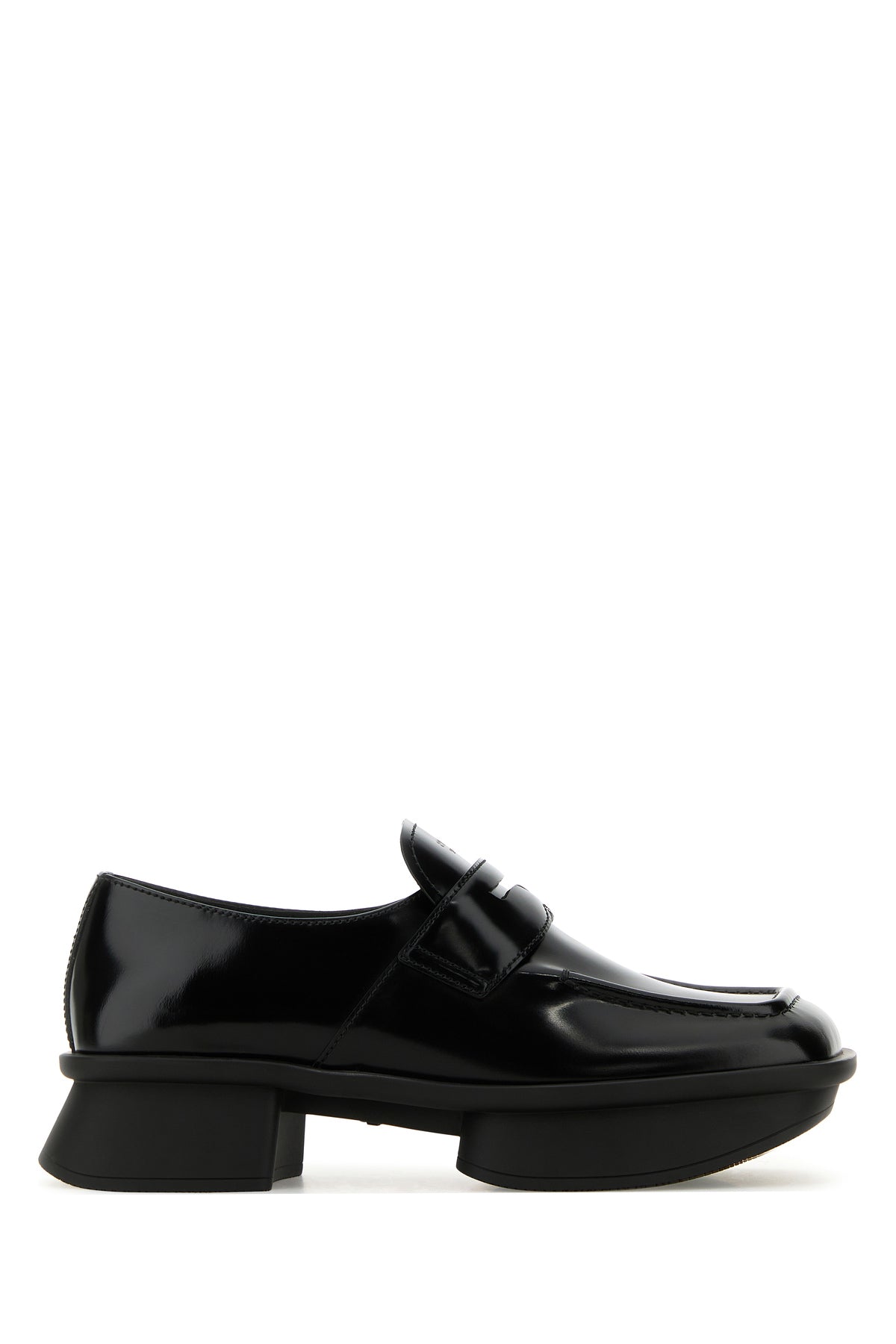 Prada Mocassini Equal in pelle nera