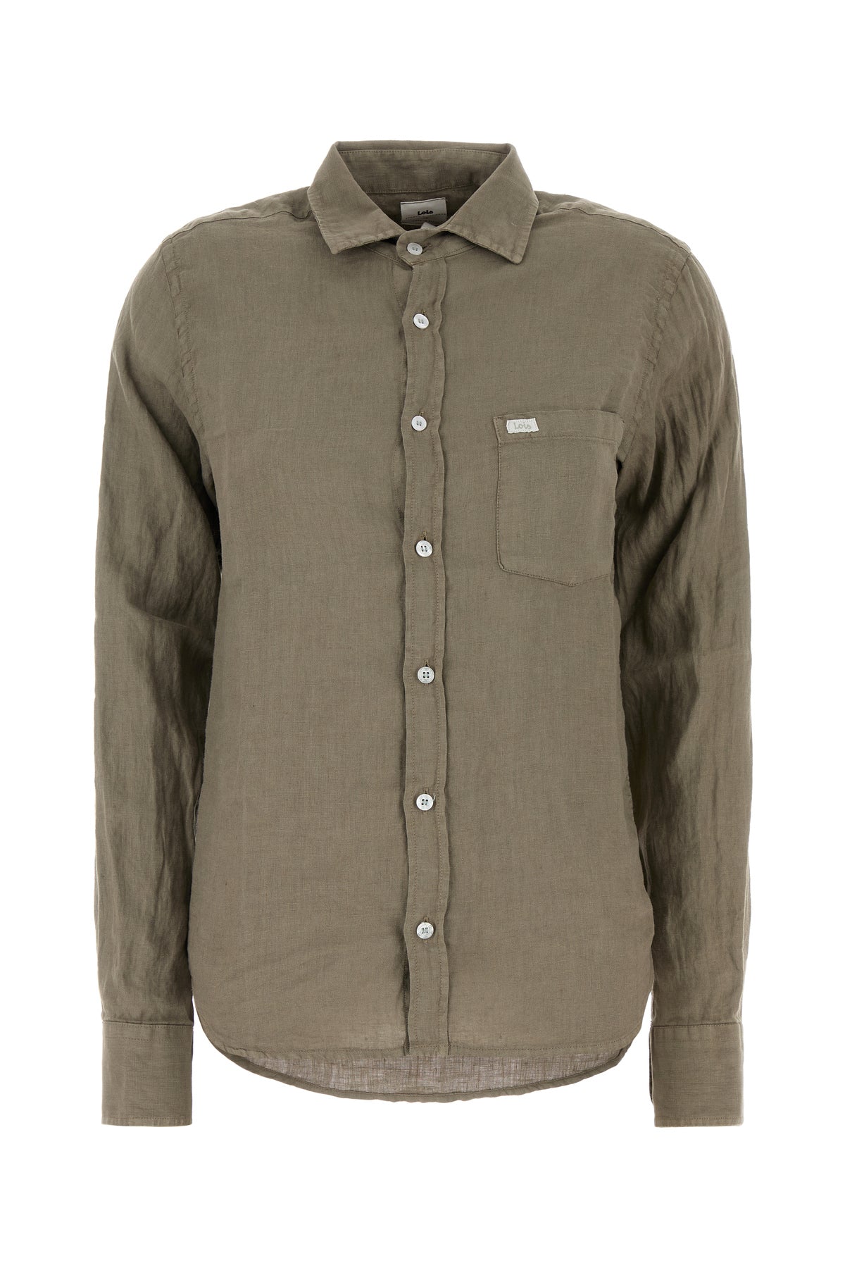 LOIS Camicia in lino salvia