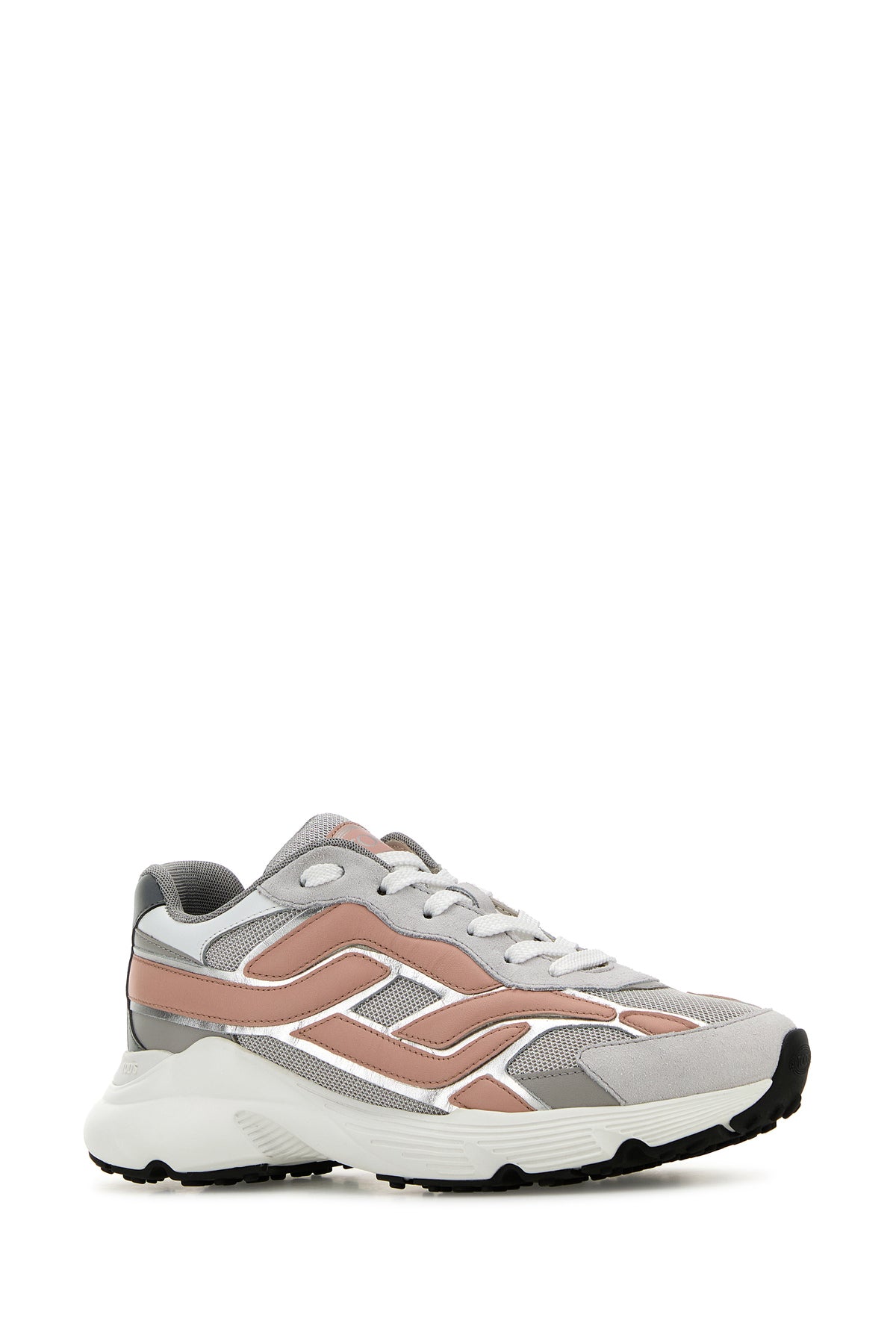 Tod's Sneakers multicolor in pelle e rete, view 2
