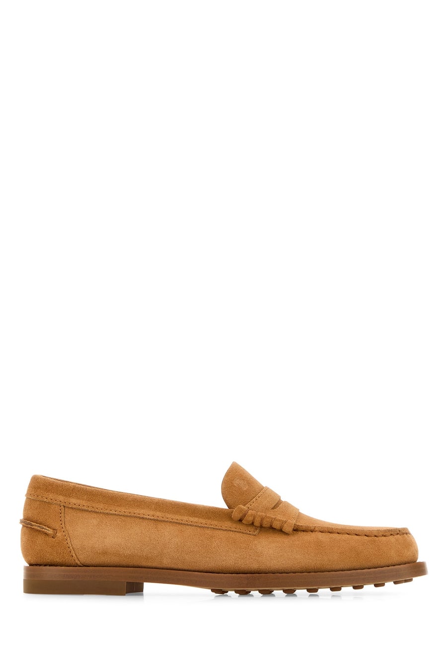 Tod's Mocassini in pelle scamosciata cammello