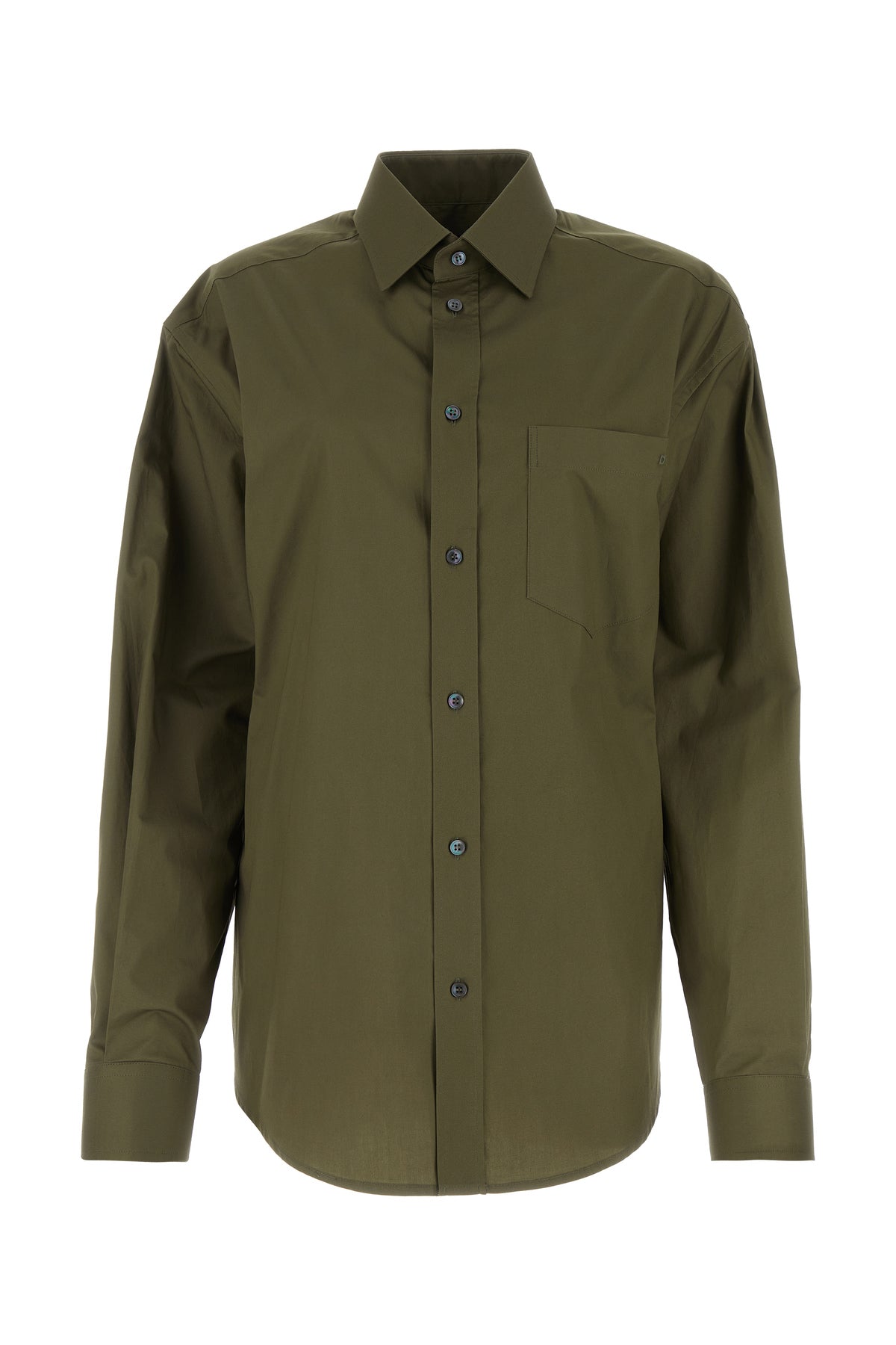 DARKPARK Camicia Anne in popeline verde militare