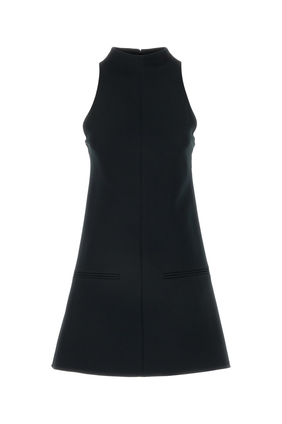 COURREGES Abito in twill nero