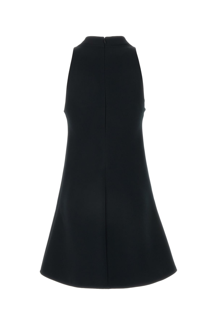 COURREGES Abito in twill nero, view 2