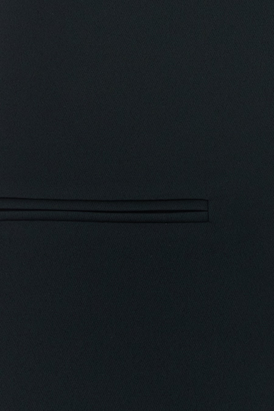 COURREGES Abito in twill nero, view 3