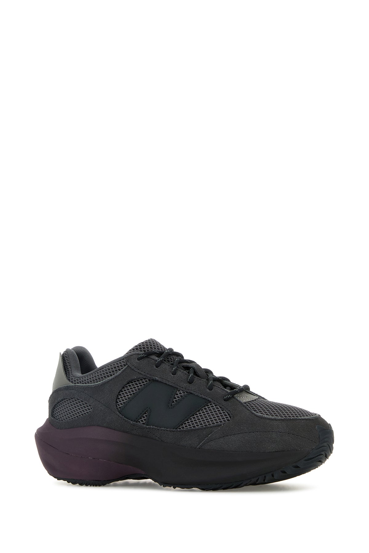 New Balance Sneakers WRPD grigio scuro in pelle scamosciata e rete, view 2