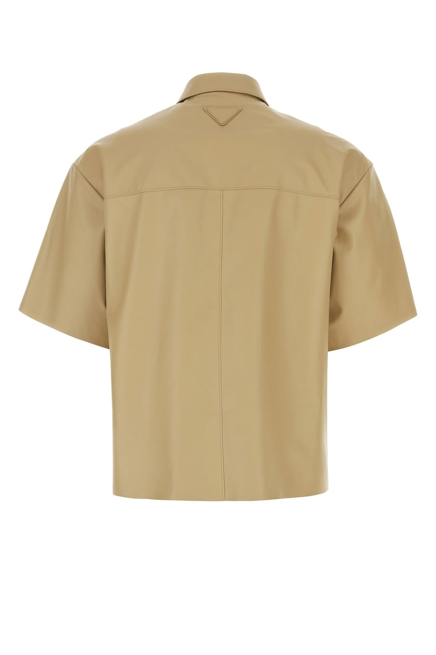Prada Camicia in pelle beige, view 2