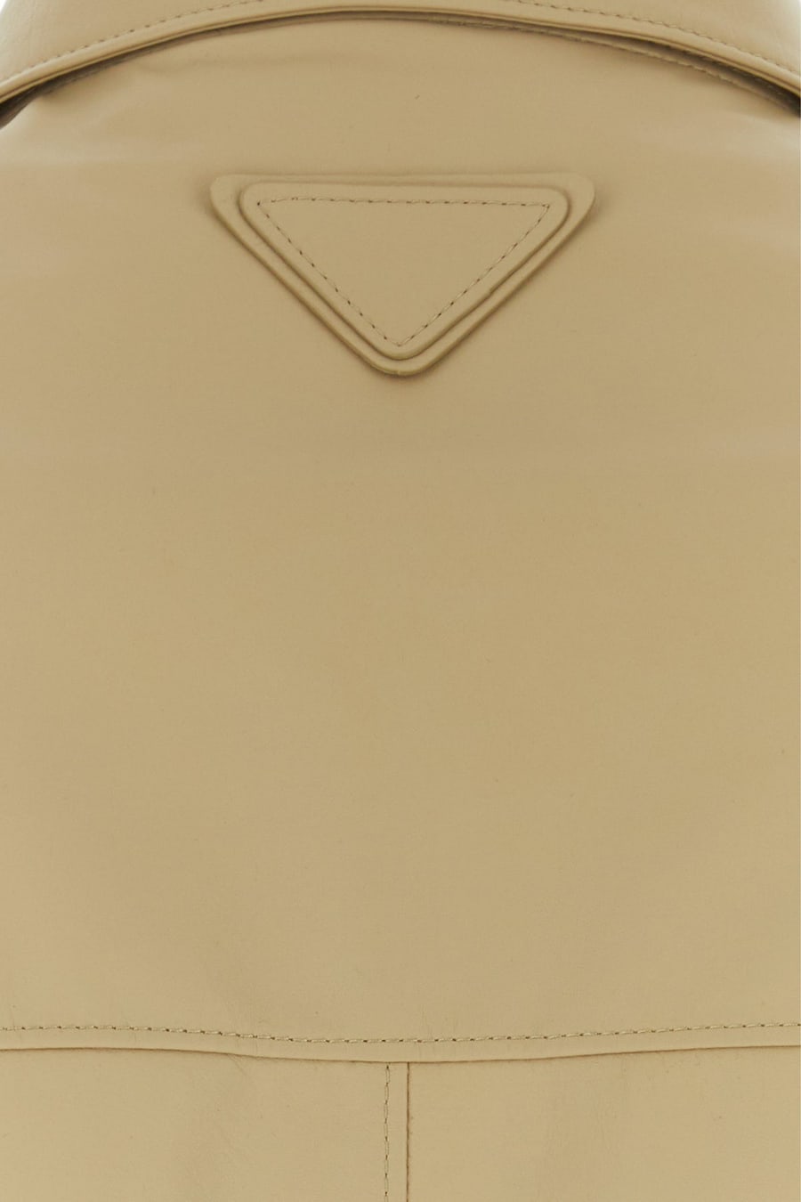 Prada Camicia in pelle beige, view 5
