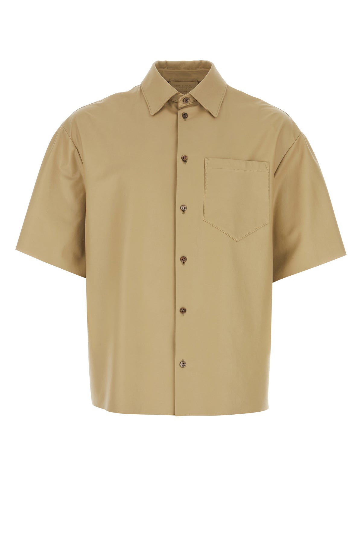 Prada Camicia in pelle beige