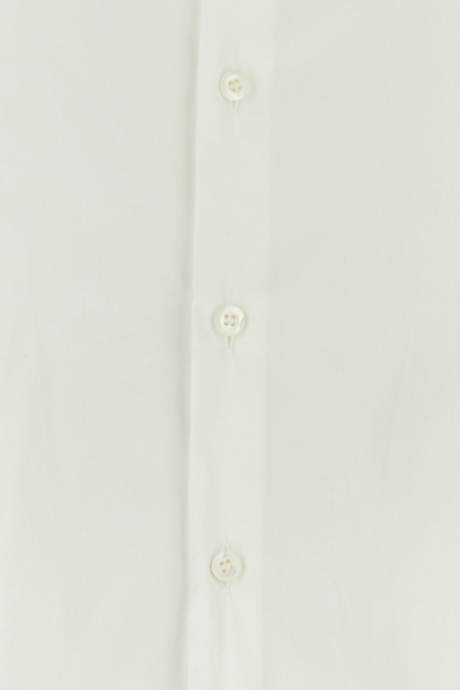 Prada Camicia in popeline stretch bianco, view 5