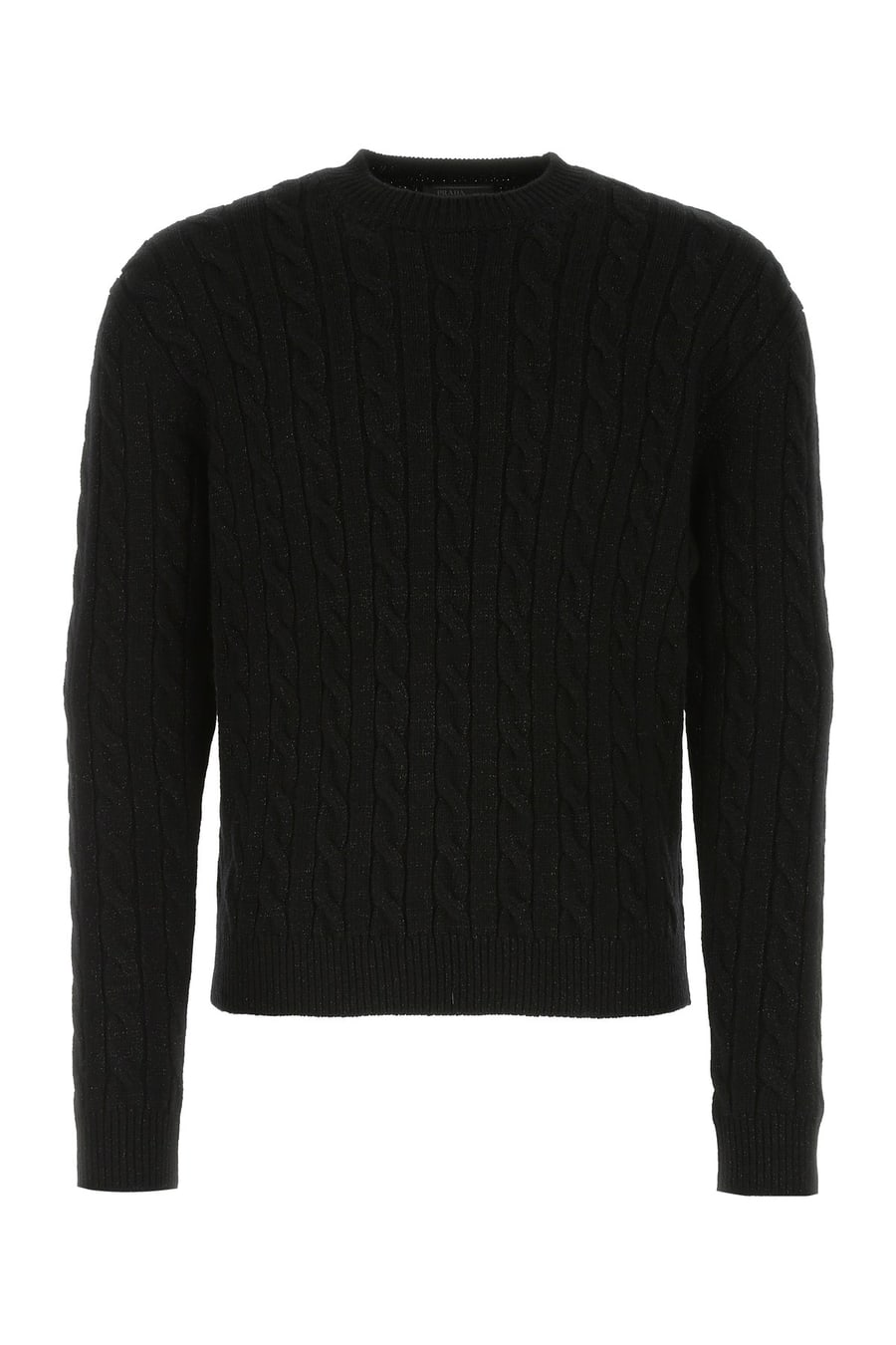 Prada Maglione in misto lana nera