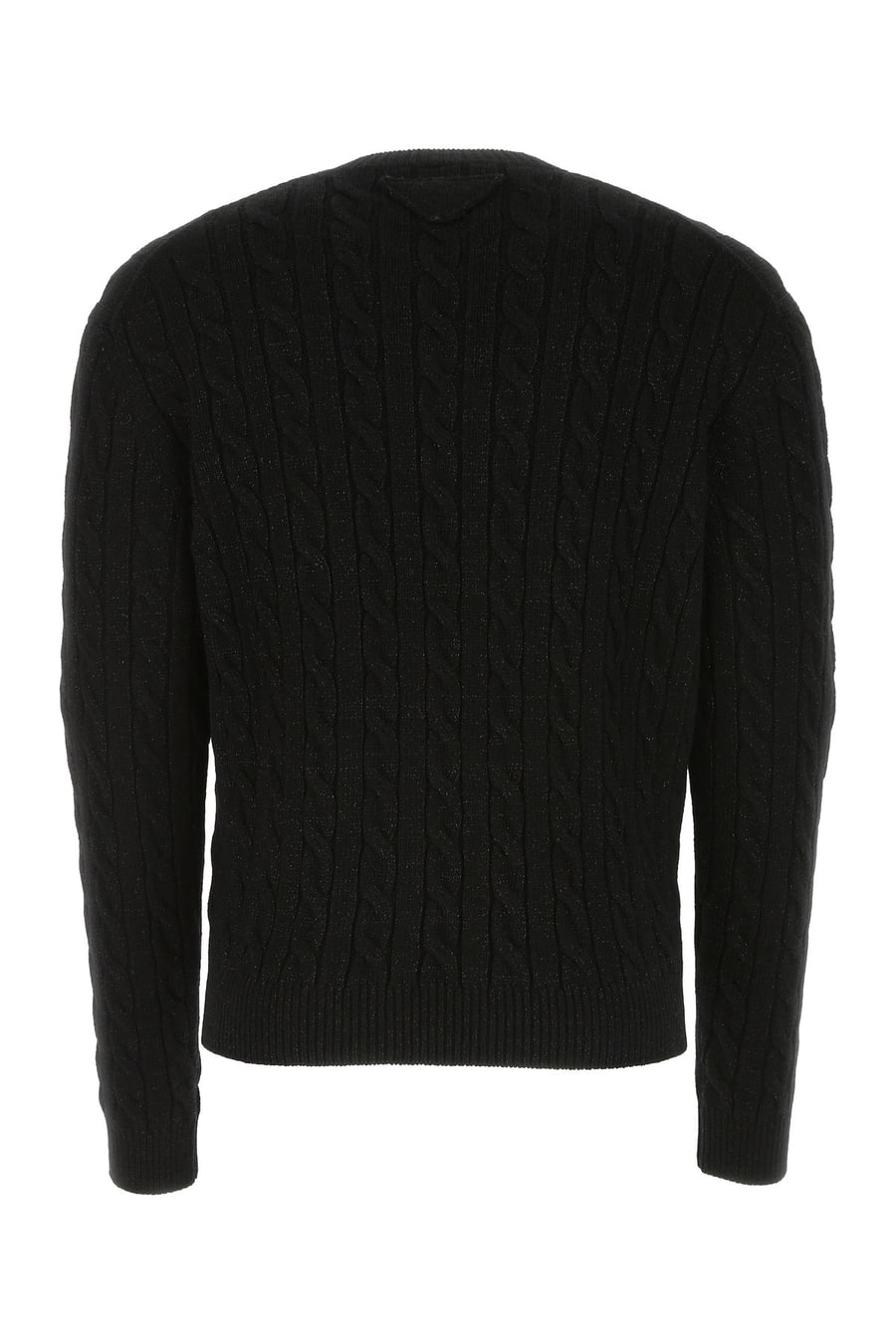 Prada Maglione in misto lana nera, view 2
