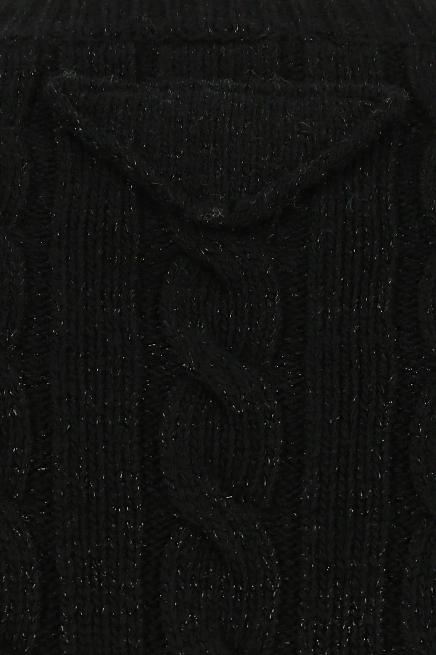 Prada Maglione in misto lana nera, view 5