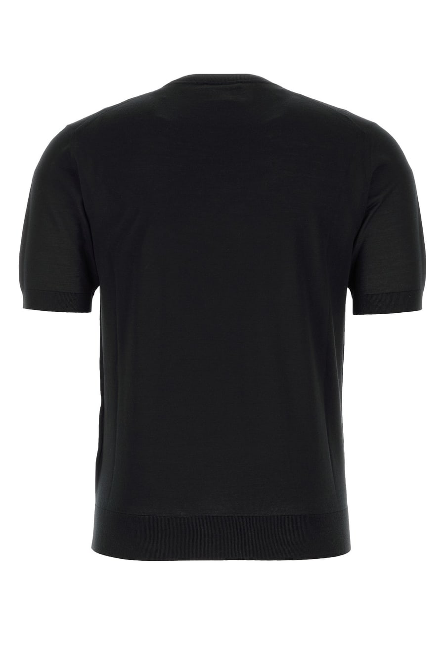 Prada T-shirt in lana nera, view 2