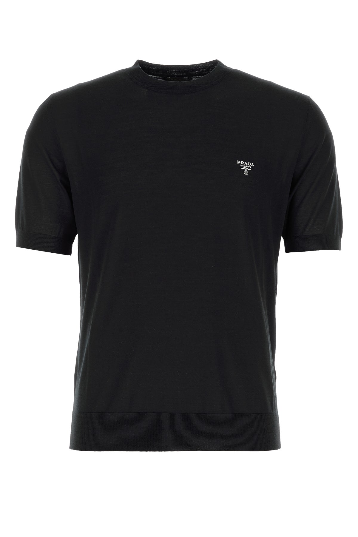Prada T-shirt in lana nera