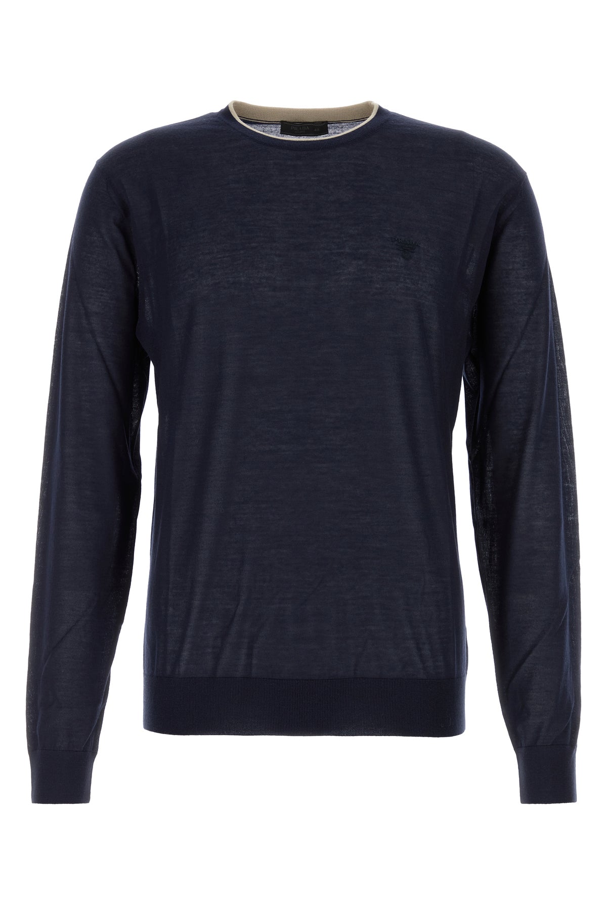 Prada Maglione in misto cashmere blu navy