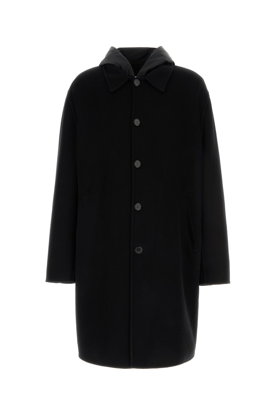 Prada Cappotto in cashmere nero