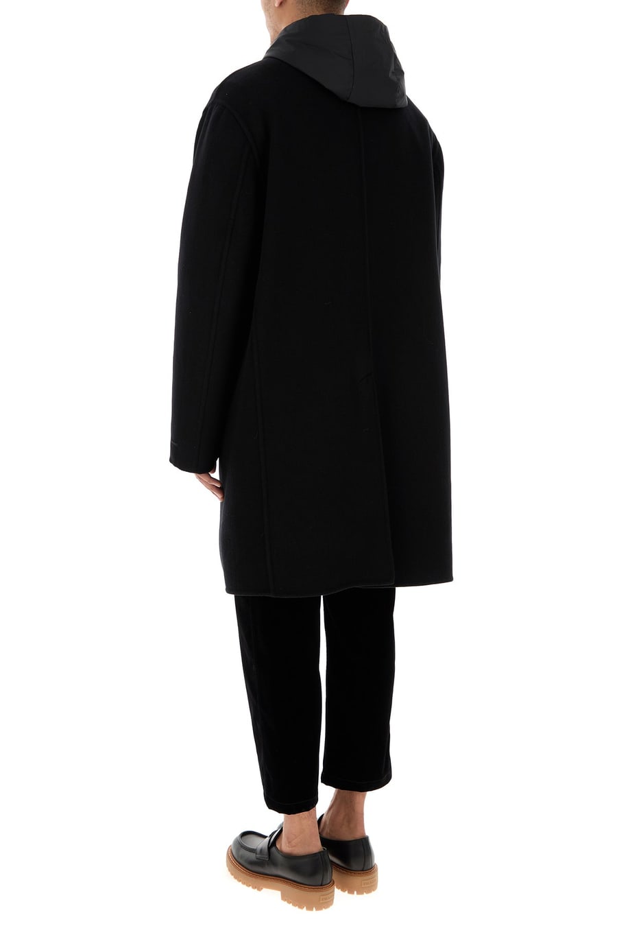 Prada Cappotto in cashmere nero, view 4