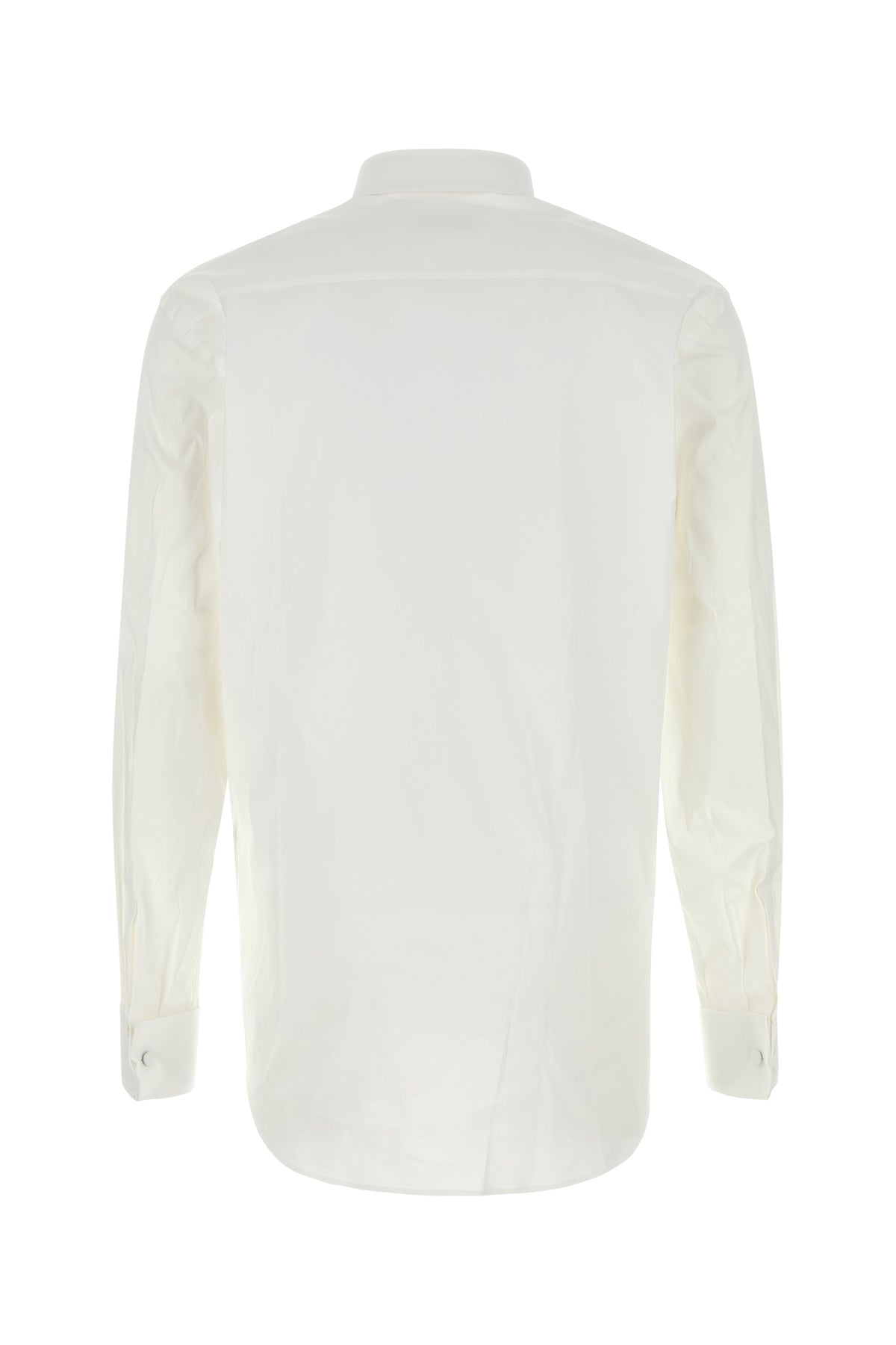 Prada Camicia in misto cotone stretch bianco, view 2