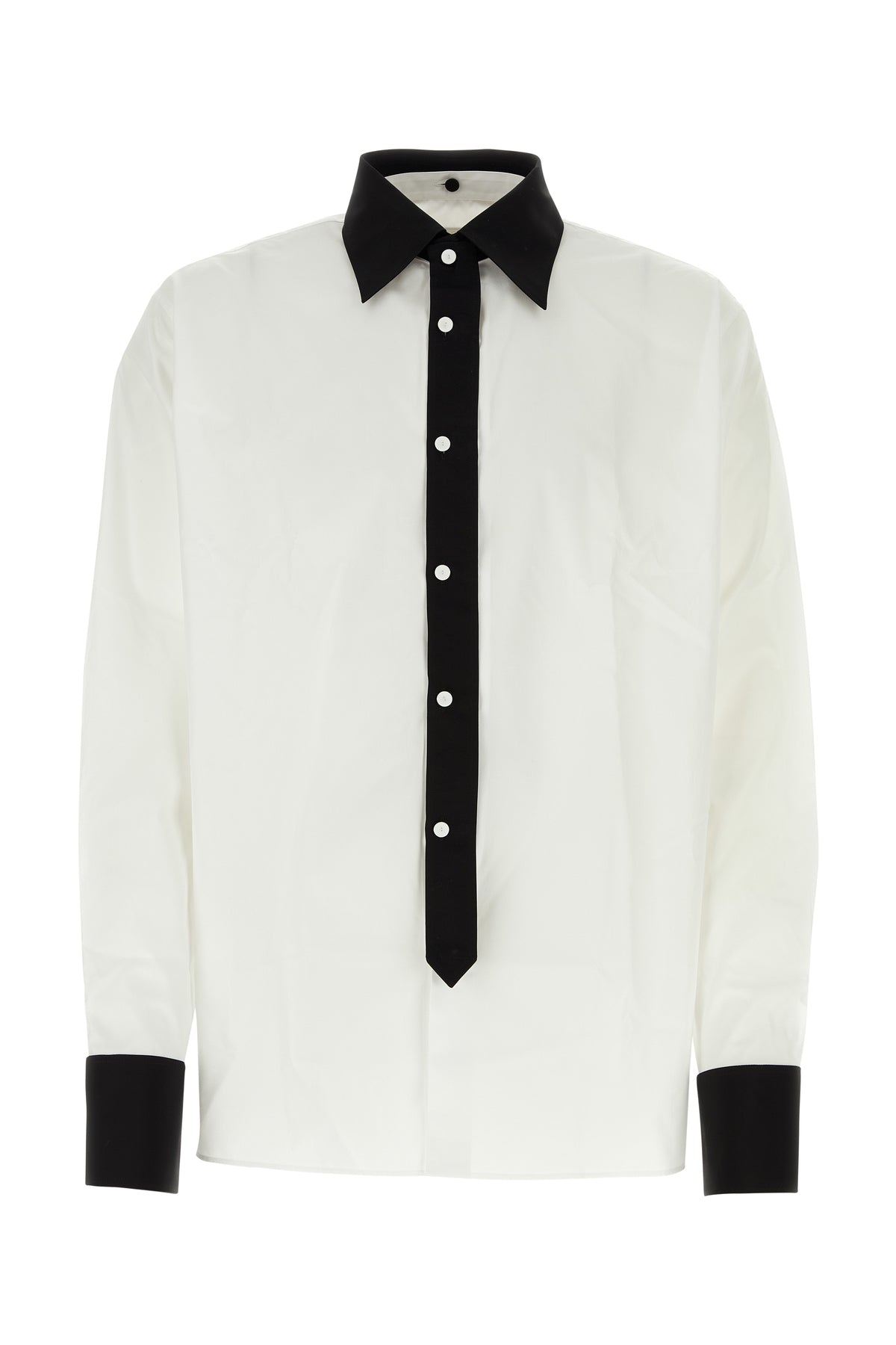 Prada Camicia oversize in popeline bianco