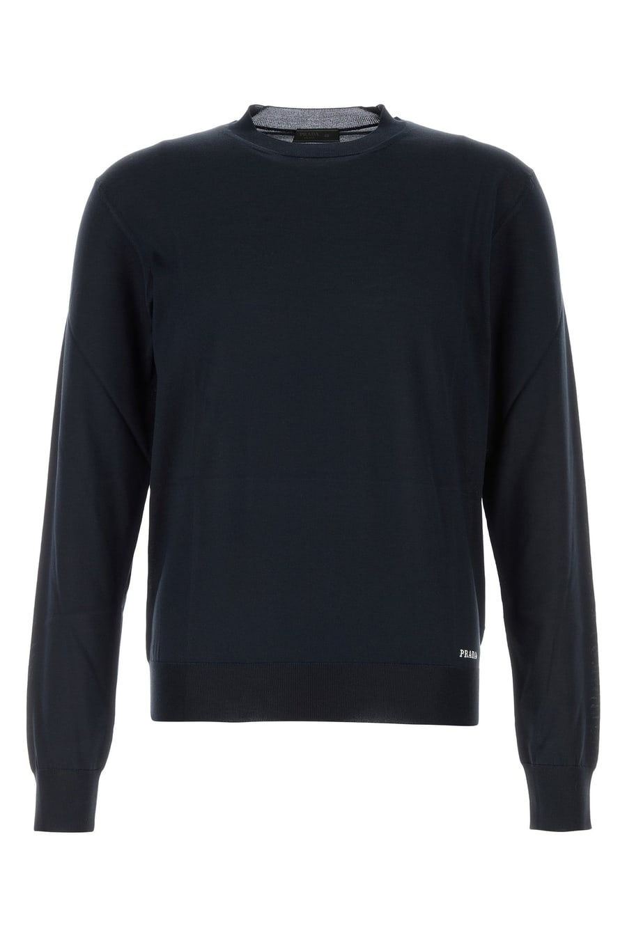 Prada Maglione in seta blu