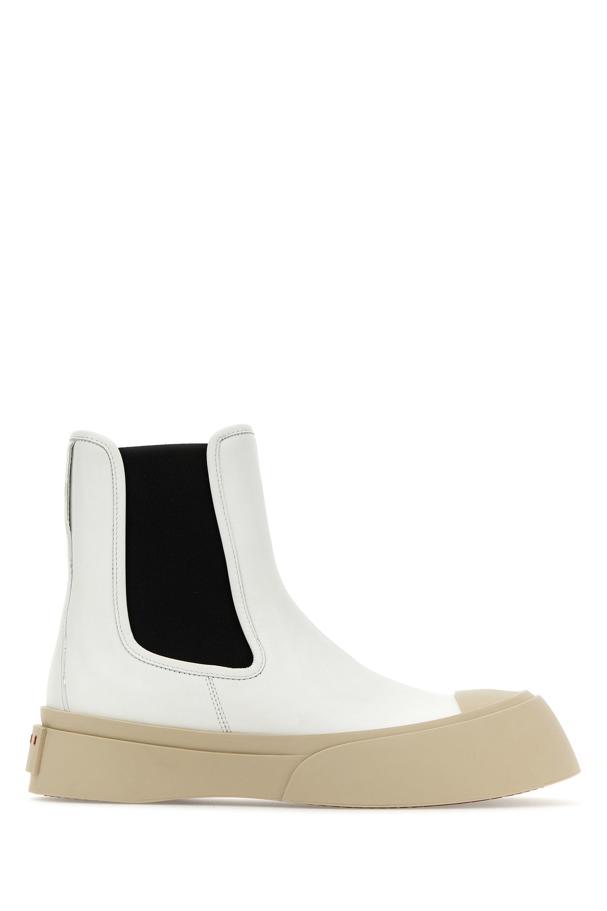 Marni Stivaletti Pablo in nappa bianca