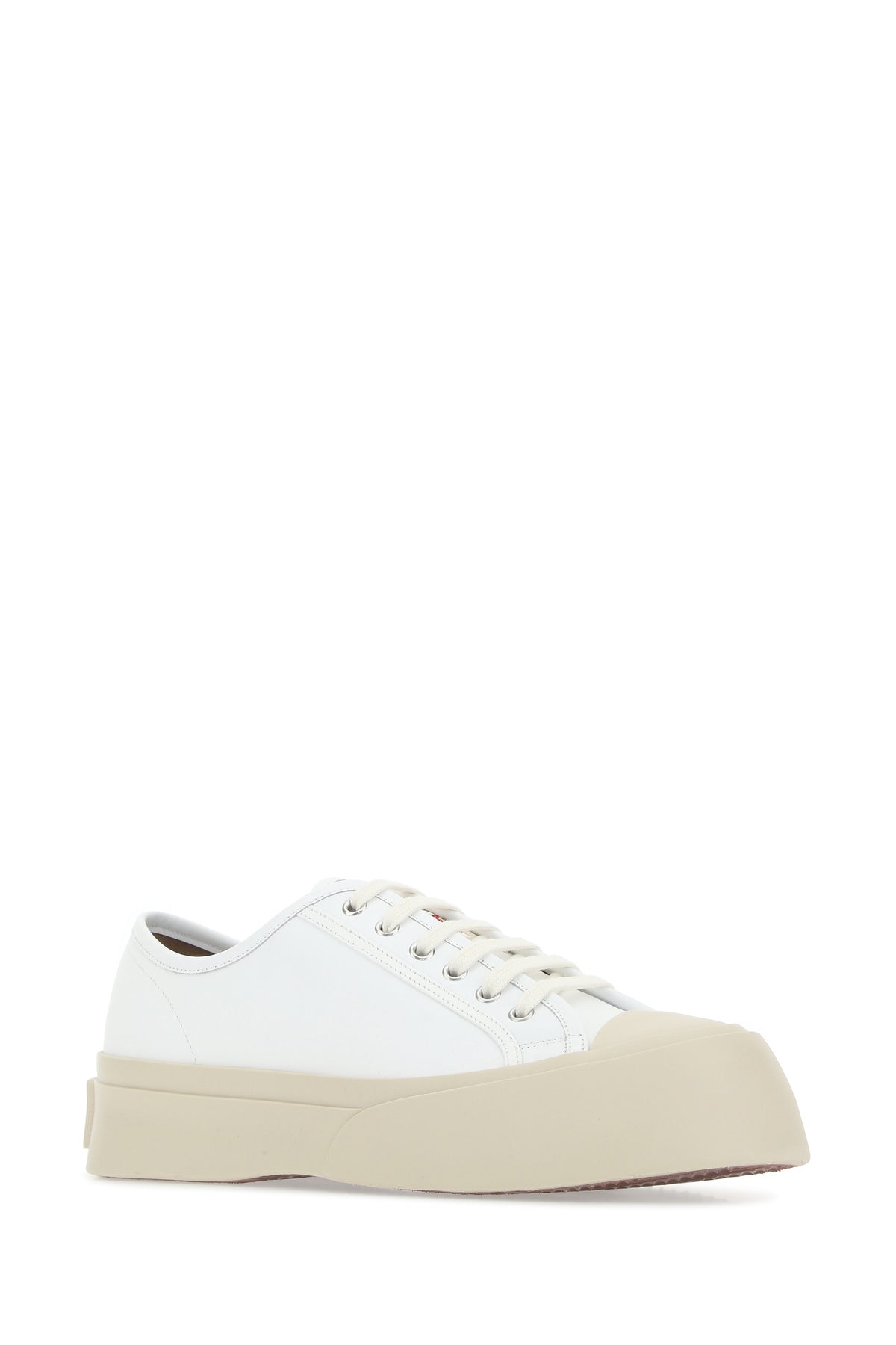 Marni Sneakers Pablo in pelle bianca, view 2