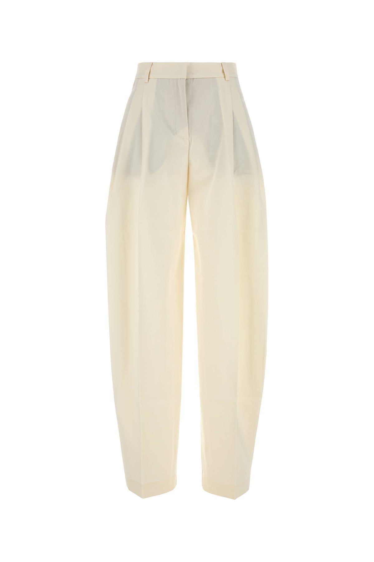 THE ANDAMANE Pantalone in gabardine avorio