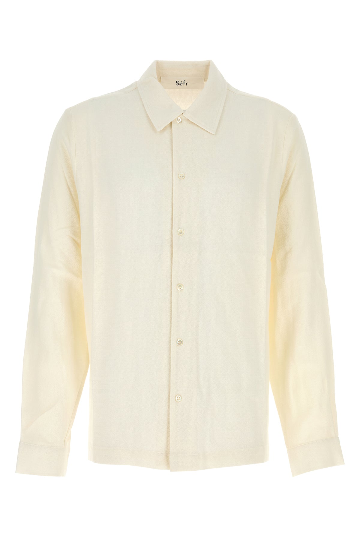 SEFR Camicia Sense in crepe avorio