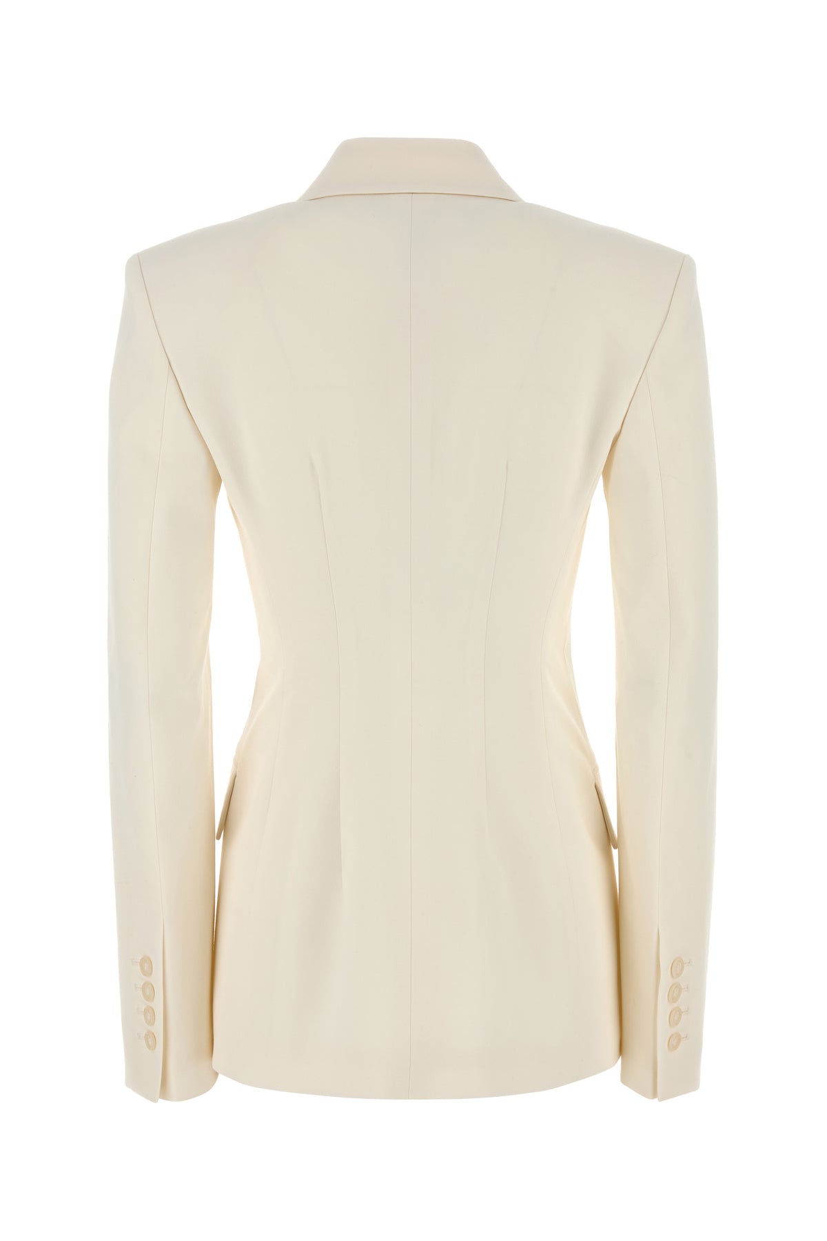 THE ANDAMANE Giacca in gabardine stretch avorio, view 2