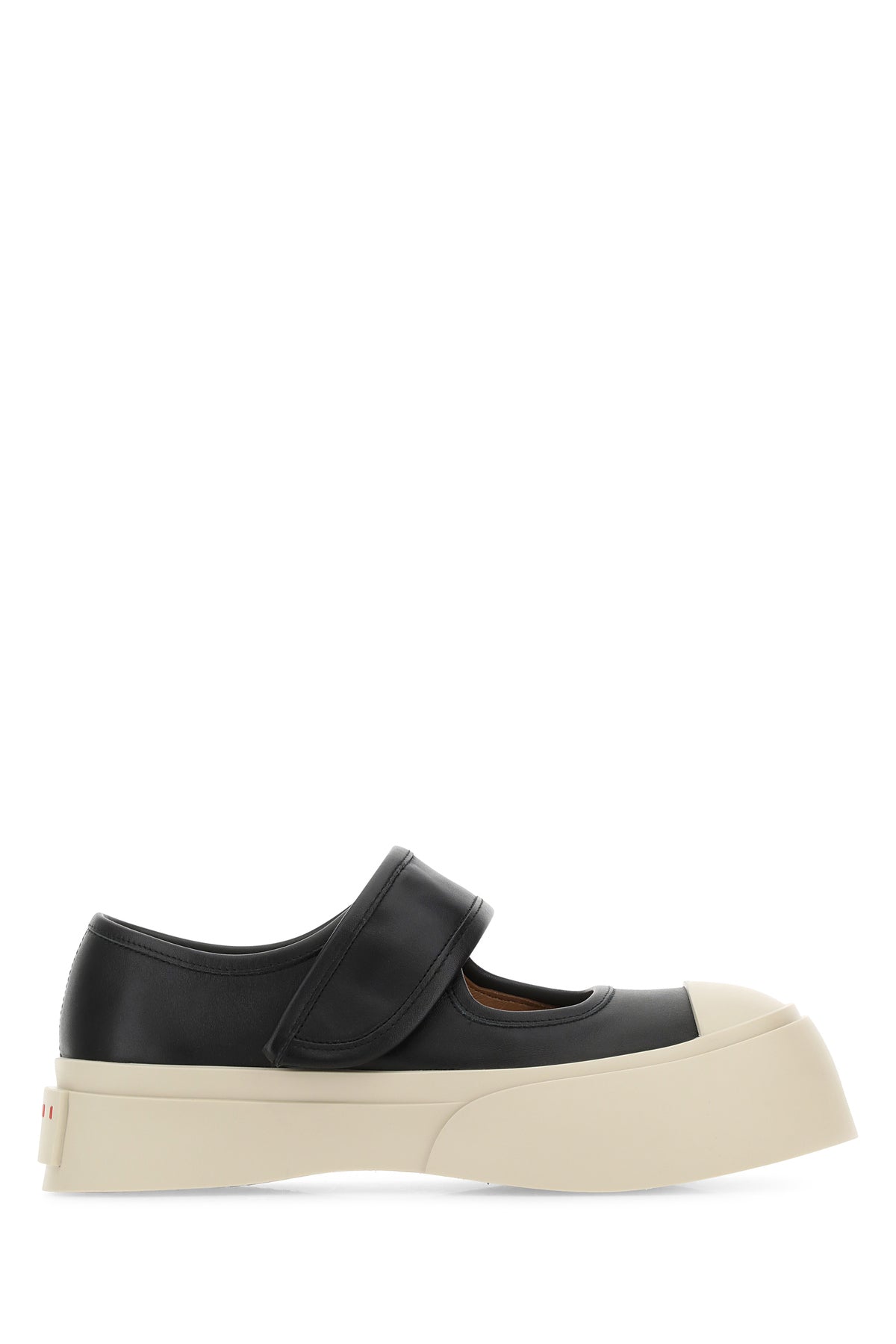 Marni Sneakers Mary Jane in pelle nera