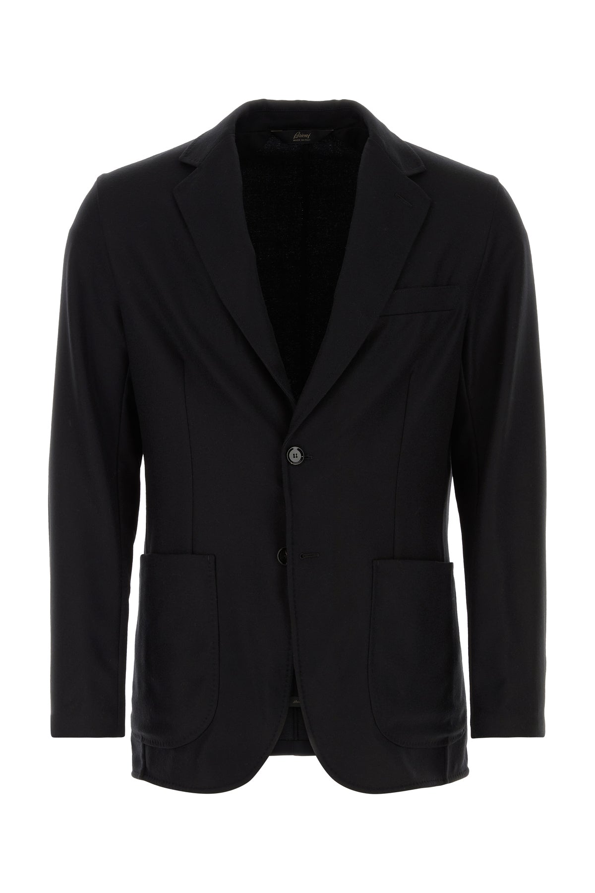 BRIONI Giacca in lana nera