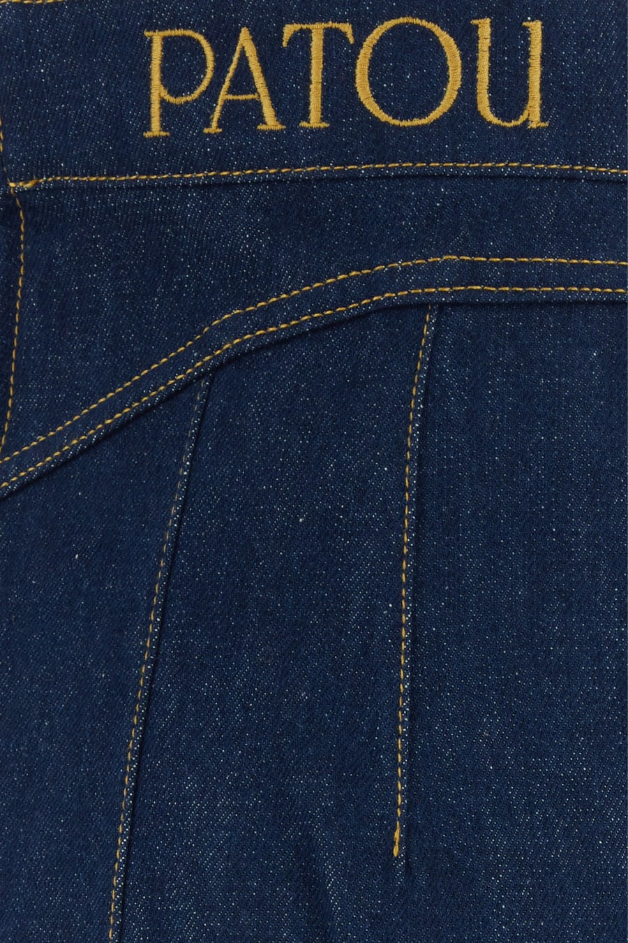 PATOU Gonna in denim, view 3