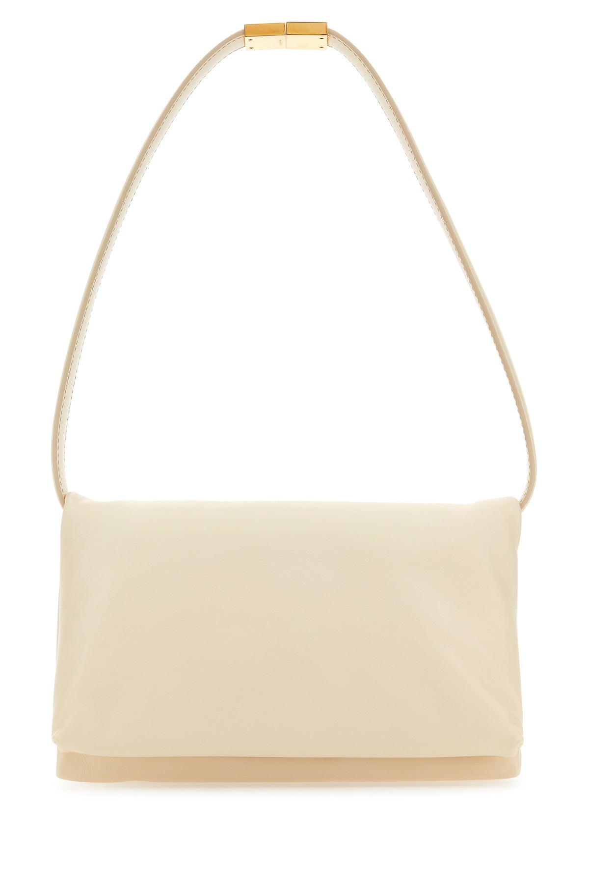 Marni Borsa a spalla Prisma in pelle avorio