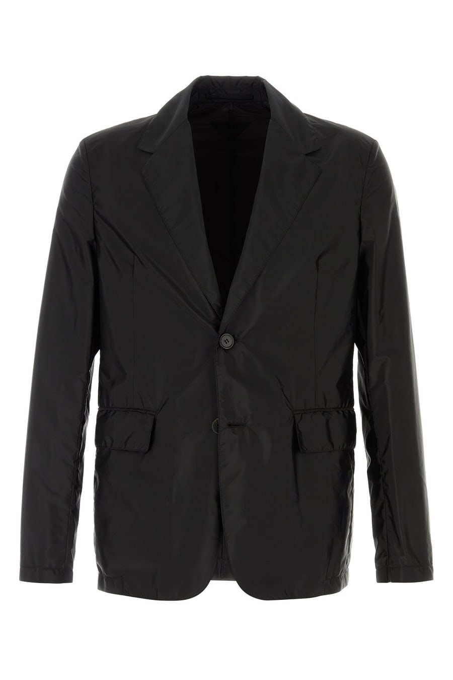 Prada Giacca in Re-Nylon nero