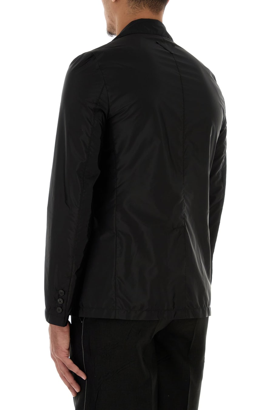 Prada Giacca in Re-Nylon nero, view 4