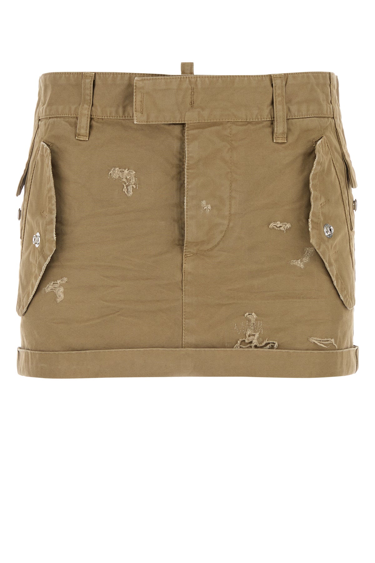 Dsquared2 Minigonna in tela kaki