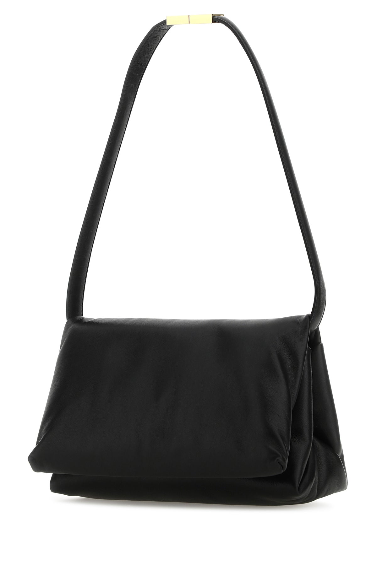 Marni Borsa a spalla Prisma in pelle nera, view 2