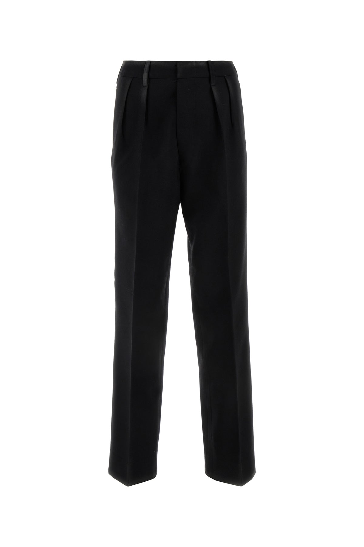 Maison Margiela Pantalone in lana nera