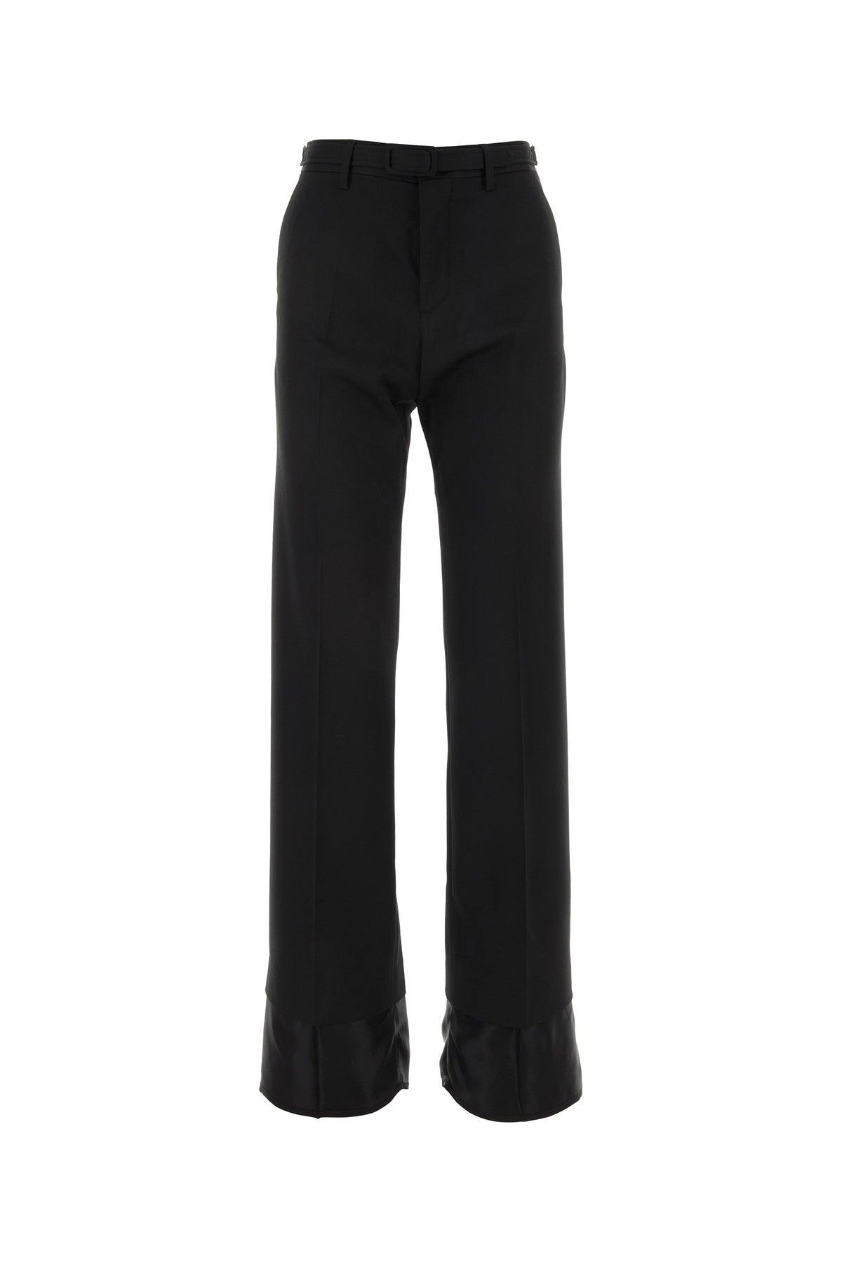 MM6 Maison Margiela Pantalone in misto poliestere stretch nero