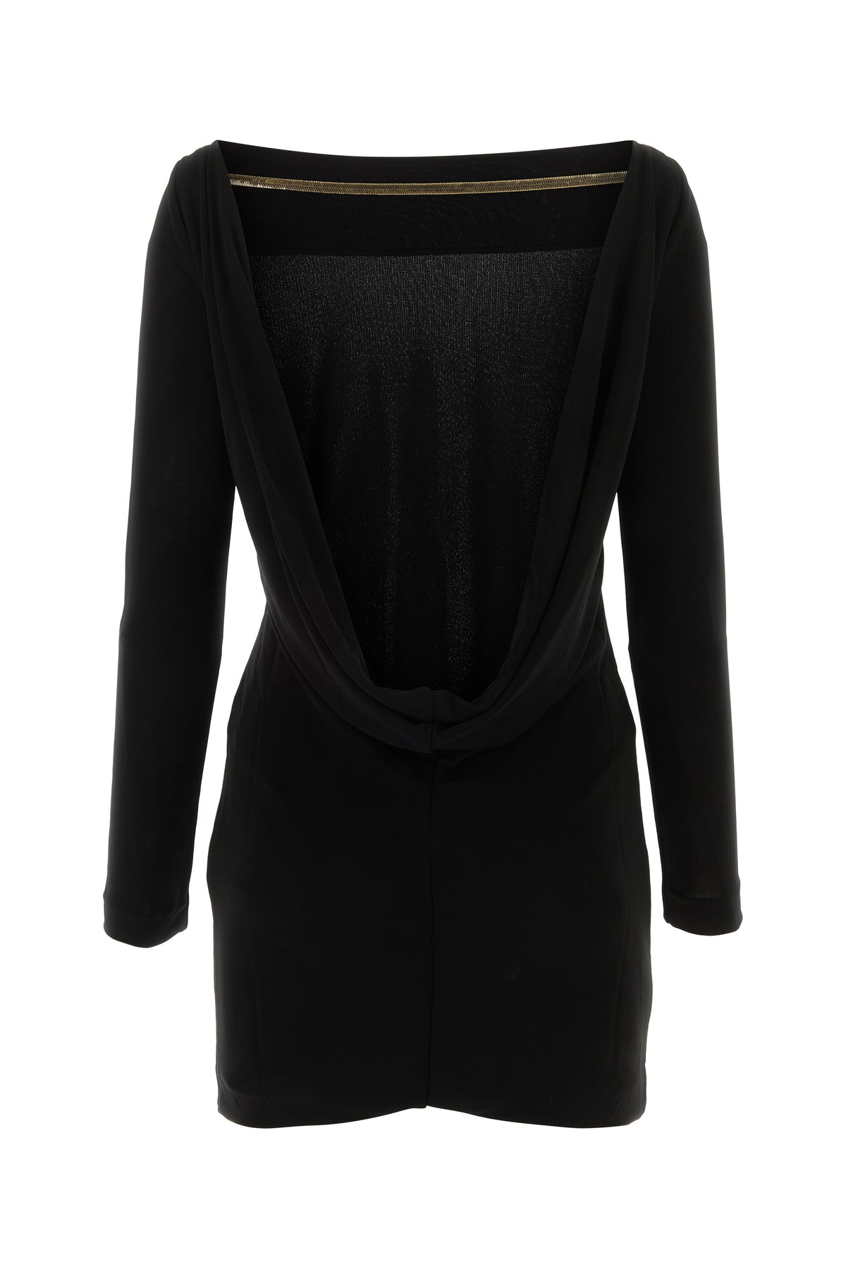 Dsquared2 Mini abito in viscosa nera, view 2