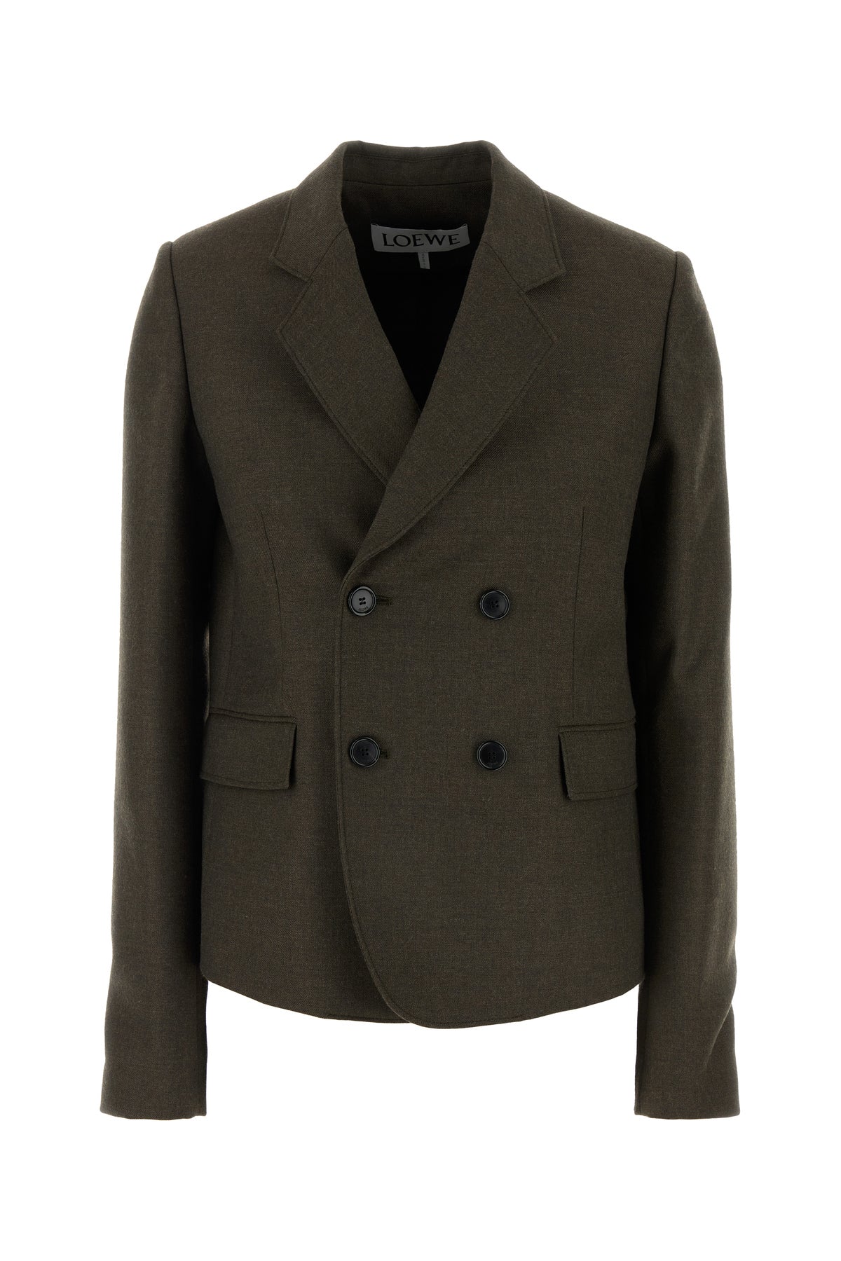 Loewe Giacca in lana marrone