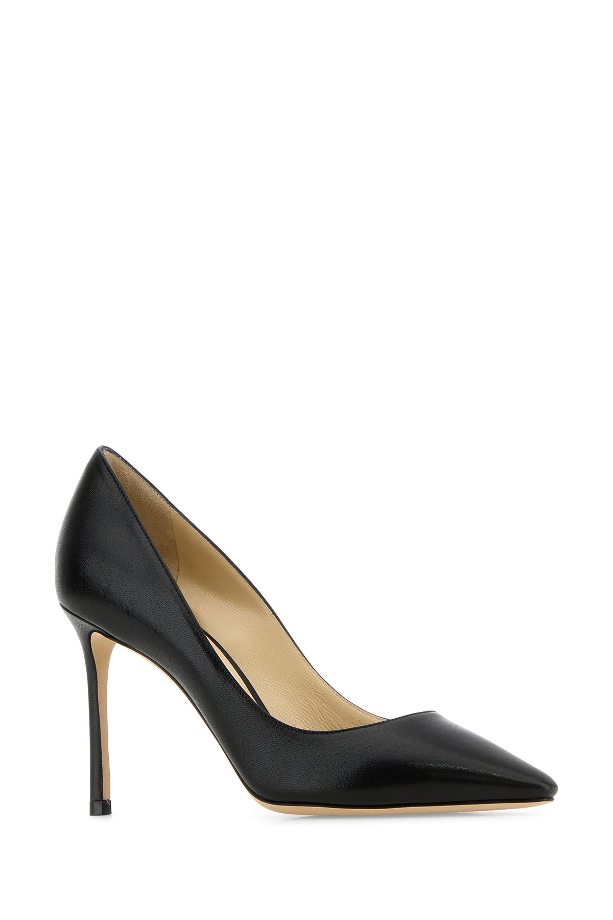 Jimmy Choo Scarpe con tacco Romy 85 in pelle nera, view 2