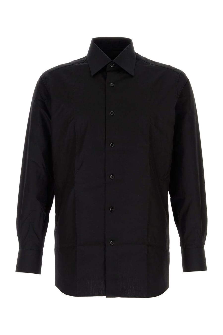 BRIONI Camicia in popeline nero