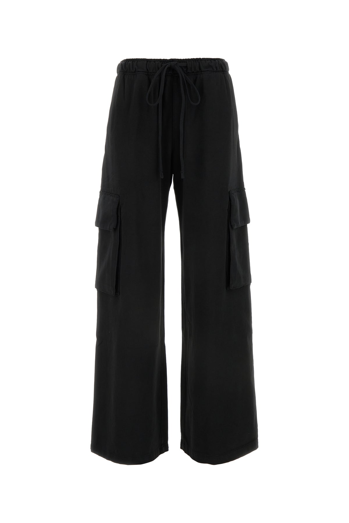 Palm Angels Pantalone jogging in cotone nero
